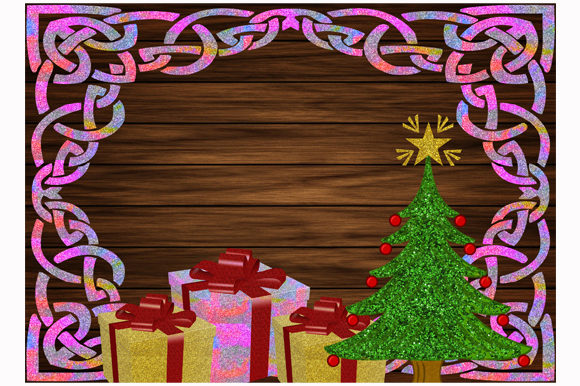 Christmas Gift Tree Background Frame Illustrations