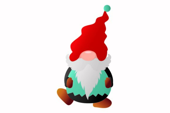 Christmas Gnome Illustration Vector for Branding and Marketing