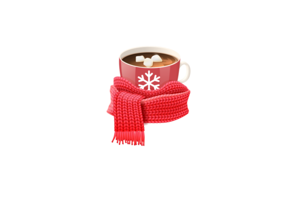 Christmas Hot Chocolate Illustration for Branding and Packaging