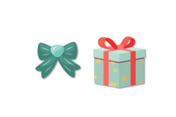 Gift Box Ribbon Christmas Set