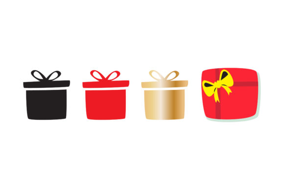 Present and Gift Christmas Illustrations for Branding