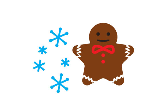 Snow and Cookies Bell Christmas Illustrations