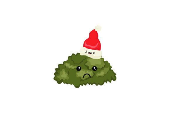 The Bush Kawaii Ready for Christmas Illustration